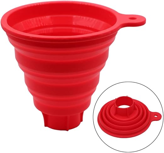 Amazon Com Kongnai Silicone Collapsible Funnel For Jars Foldable