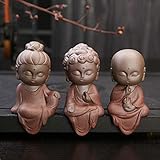 SANOMY Ceramic Klin Monk Buddha Statues Buddhist
