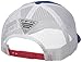 Columbia PFG Logo Snap Back Ball Cap, Breathable, Adjustable, Mountain Blue, USA Flag, One Size