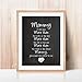 Ocean Drop Designs - “Mommy” Chalkboard Style Typography Art Print - Print ONLY - Perfect Mother’s Day Gift (8”x10”)