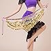 Wuchieal Women's Belly Dancing Belt Colorful Waist Chain Belly Dance Hip Scarf Belt