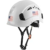 GREEN DEVIL Safety Helmet Hard Hat Adjustable Lightweight Vented ABS Work Helmet 6-Point Suspension ANSI Z89.1 Approved Ideal for Industrial & Construction