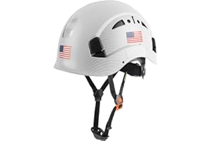 GREEN DEVIL Safety Helmet Hard Hat Adjustable Lightweight Vented ABS Work Helmet 6-Point Suspension ANSI Z89.1 Approved Ideal for Industrial & Construction