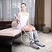Naipo Leg Massager for Foot and Calf Circulation Massage Air Compression Leg Wraps with 3 Intensities 2 Modes Handheld Controller (Suggested Calf Circumference 15-21 inches)