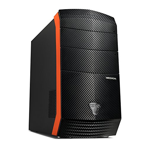 Medion Erazer X7734D - Ordenador sobremesa (AMD Ryzen7 1700X, 16GB de RAM, HDD de 1TB + SSD de 120GB, NVIDIA...