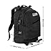 Aurosports Military Tactical Backpack 3 Day Assault Pack Molle Waterproof With Velcro Patch for Hiking Camping Trekking Hunting Travel, Black,40L/55L