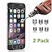 iPhone 6 Plus Glass Screen Protector GkGk Anti-Blue Light Tempered Glass Screen Protector 2.5D Round Edge Premium 0.26mm HD Ultra Clear 9H Hardness iPhone 5.5 inch Anti-Fingerprint (2 Packs)