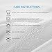 LRKC 100% Waterproof Protector Queen Size-Vinyl Free/Hypoallergenic Mattress Pad Cover, 11 x 9 x 2.5
