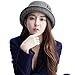 SIGGI Womens 1920s Vintage Wool Felt Cloche Bucket Bowler Hat Winter Crushable