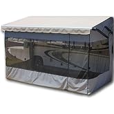 ShadePro - Villa RV Awning Screen Room - Add Room for Your Family Under Your RV Awning - Camper Screen Room for RV Patio or Porch Enclosure - Size 12 feet