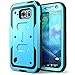 i-Blason Case Designed for Galaxy S6 Active, Armorbox Series Dual Layer Hybrid Full-body Protective Case with Built-in Screen Protector for Samsung Galaxy S6 Active 2015 Release (Blue)