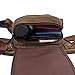 Fenarzo Men's Waist Bag Travel Purse Hiking Hip Bag (B-Brown)