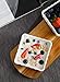 Sweese 508.001 Porcelain Ramekins 4 Ounce Creme Brulee Dish, Square, Set of 6, White