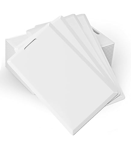 Meipire 125Khz RFID Proximity Cards, 0.8mm Blank ID Card for Door