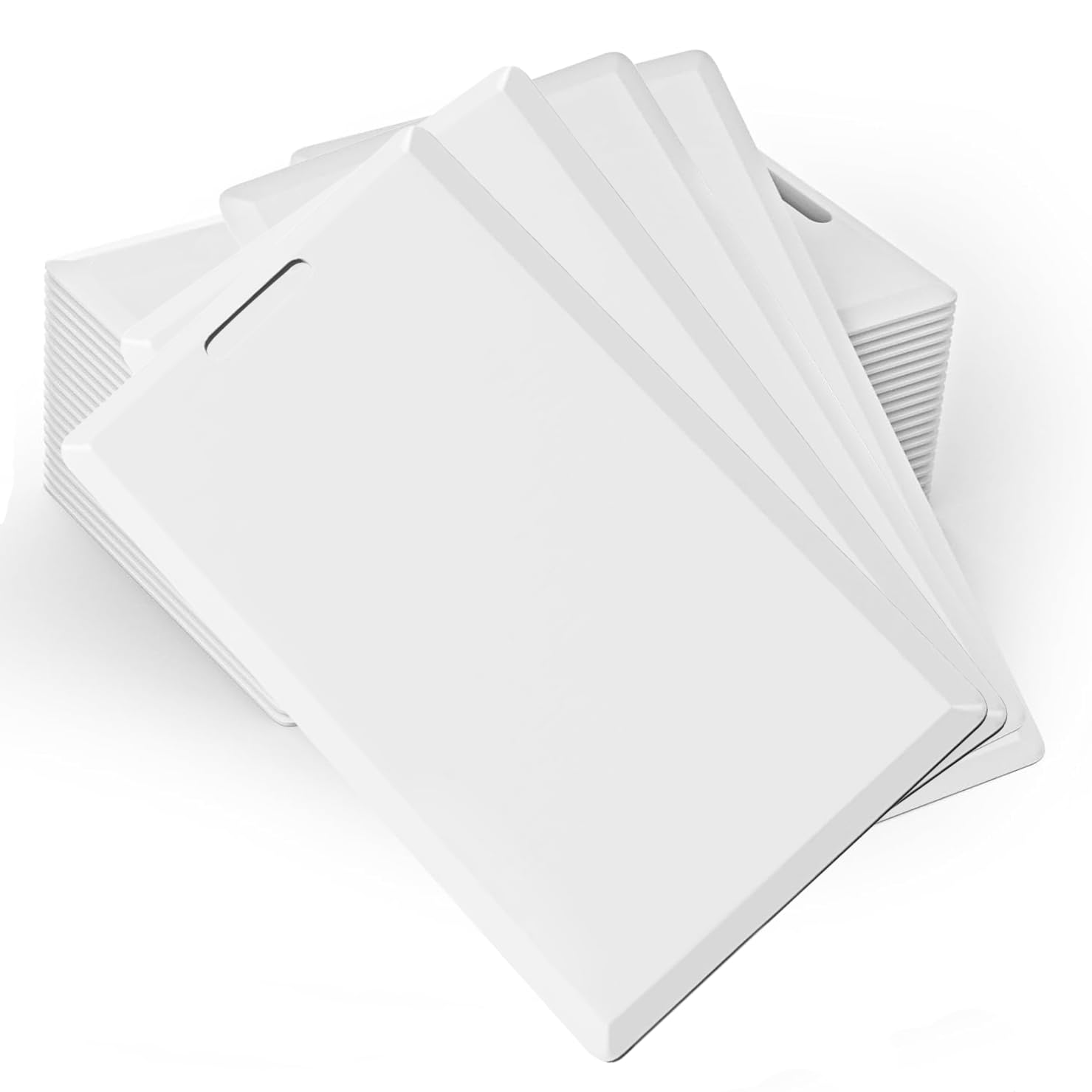 Photo 1 of 10pcs T5577 RFID Card 125khz RFID Card Rewritable RFID Proximity Cards Compatible with 1386 1326 H10301 Format Readers and Access Control Systems