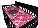 SISI Baby Bedding - Hot Pink Zebra 13 PCS Crib Bedding