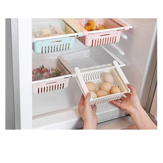 WWWT Capa de partición de refrigerador retráctil, Estante de ...