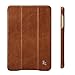 JISONCASE iPad Mini 4 Case, Leather Ultra Slim Smart-Shell Stand Cover Case with Auto Wake/Sleep for Apple iPad Mini 4 (JS-IM4-01A) (Vintage Brown)