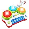 Yerloa-Baby-Drum-Music-Learning-Toys-for-Toddler-1-2-3-Year-Old-Baby-Musical-Instrument-with-Keyboard-Drum-Mini-Piano-for-Kids-for-Boys-and-Girlsnot-include-xylophone Yerloa Baby Drum Music Learning Toys for Toddler 1 2 3 Year Old Baby Musical Instrument with Keyboard & Drum Mini Piano for Kids for Boys and Girls(not include xylophone)