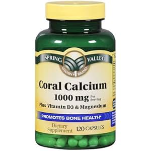 Amazon.com: Spring Valley - Coral Calcium 1000 mg, 120 ...