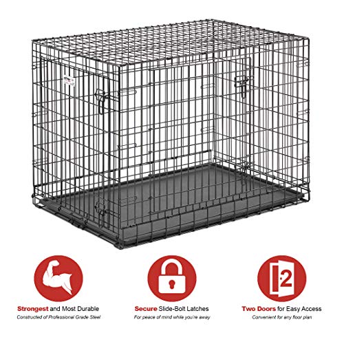 MidWest Ultima Pro Series 42" Dog Crate ExtraStrong Double Door