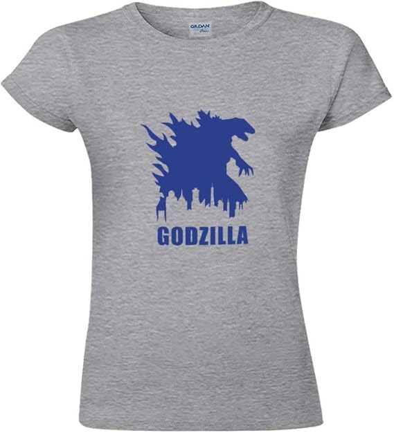 Amazon モンスターの王 ゴジラ 半袖 Tシャツ レディース ベーシック トップス きれいめ シンプル 薄手 ファッション 可愛い Tシャツ カットソー 通販