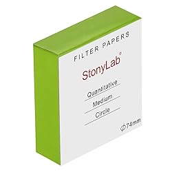 StonyLab Quantitative Filter Paper Circles, 74mm
