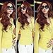 Charming Women's Retro Big Frame Goggles Shades Eyeglass Sunglasses Black