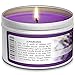 Jackpot Candles Surprise Size Ring Lavender Jewelry Candle Travel Tin
