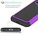 Galaxy Sky Case, Galaxy J3 2016/J3 V Case, Galaxy Express/Amp Case, Galaxy Sol Case, Zectoo Hybrid Dual Layer Shockproof Armor Defender Rugged Rubber Plastic Phone Case Cover - Purple