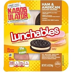 OSCAR MAYER LUNCHABLES HAM & AMERICAN CHEESE WITH