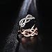 Infinity Ring Rose Gold Wedding Band Promise Rings