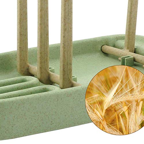 Yesbaby Detachable Drying Rack Baby Feeding Bottle Dryer Cleaning Cup Stand Holder Nipple Shelf Drying for Bottles (Color : Green) - Thumbnail 6