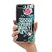 iPhone 8 Case,iPhone 7 Case,Flowers Aloha Love Summer Tropical Hawaii Floral Case for Girl Women Good Vibes Only Palm Tree Beach Rose Clear Soft Case Compatible for iPhone 7/iPhone 8
