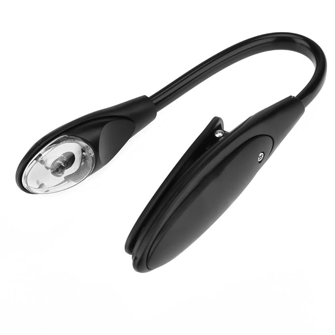 Innersetting Portable Black LED Ebook Reading Lamp Bait Lights for Music Clip Lamp
