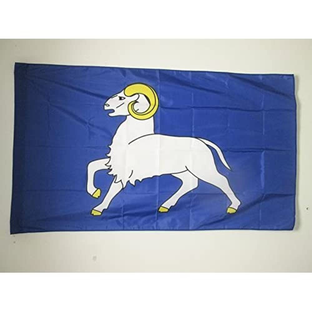 AZ FLAG - Cornouaille Flag - 3x5 Ft - Cornwall Banner with Sleeve - 100% Polyester - Fade Resistant - Vivid Colors - 3' x 5' Feet - 150x90 Cm