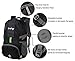 EcoCity Ultra-light 30L Ripstop Water Resistant Foldable Hiking Daypacks Travel Backpacks for Camping Hiking Trekking Mountain Climbing BP0109B1 (Black, 30L)
