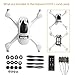 Morpilot® for Hubsan x4 H107D+ Plus Replace Spare Parts Crash Pack Kit Battery Motor Prop Body Shell