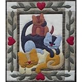 Rachel's Of Greenfield Cat Stack Quilt Kit-13