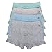 KiMiSUGOi Boy's Briefs Boxer of 4 Comfortable Cotton Underwear, 7671, M/5-8/(44-68)Ib