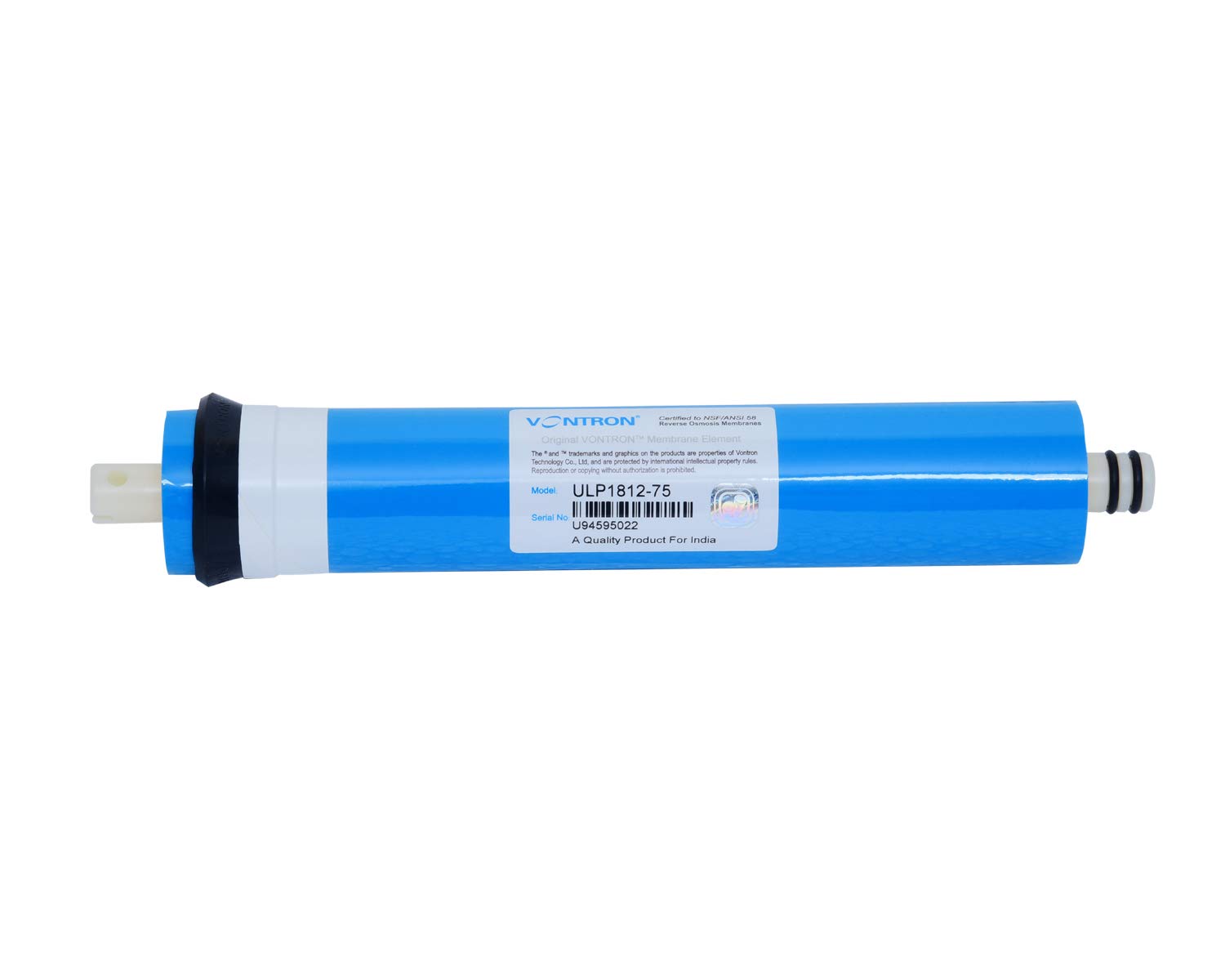 Vontron 75 GPD RO Membrane Element, 97.5% Salt Rejection, NSF/ANSI Certified, Economical, 1 Count