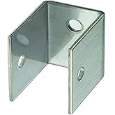Harris Hardware 11919 U Bracket Stamped Stainless Steel 1" Panel Thickness 1-1/2" Bracket Height 1-1/4" Base Length 1-1/2" Base Width
