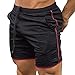 EVERWORTH Men's Gym Workout Boxing Shorts Running Short Pants Fitted Training Bodybuilding Jogger Short