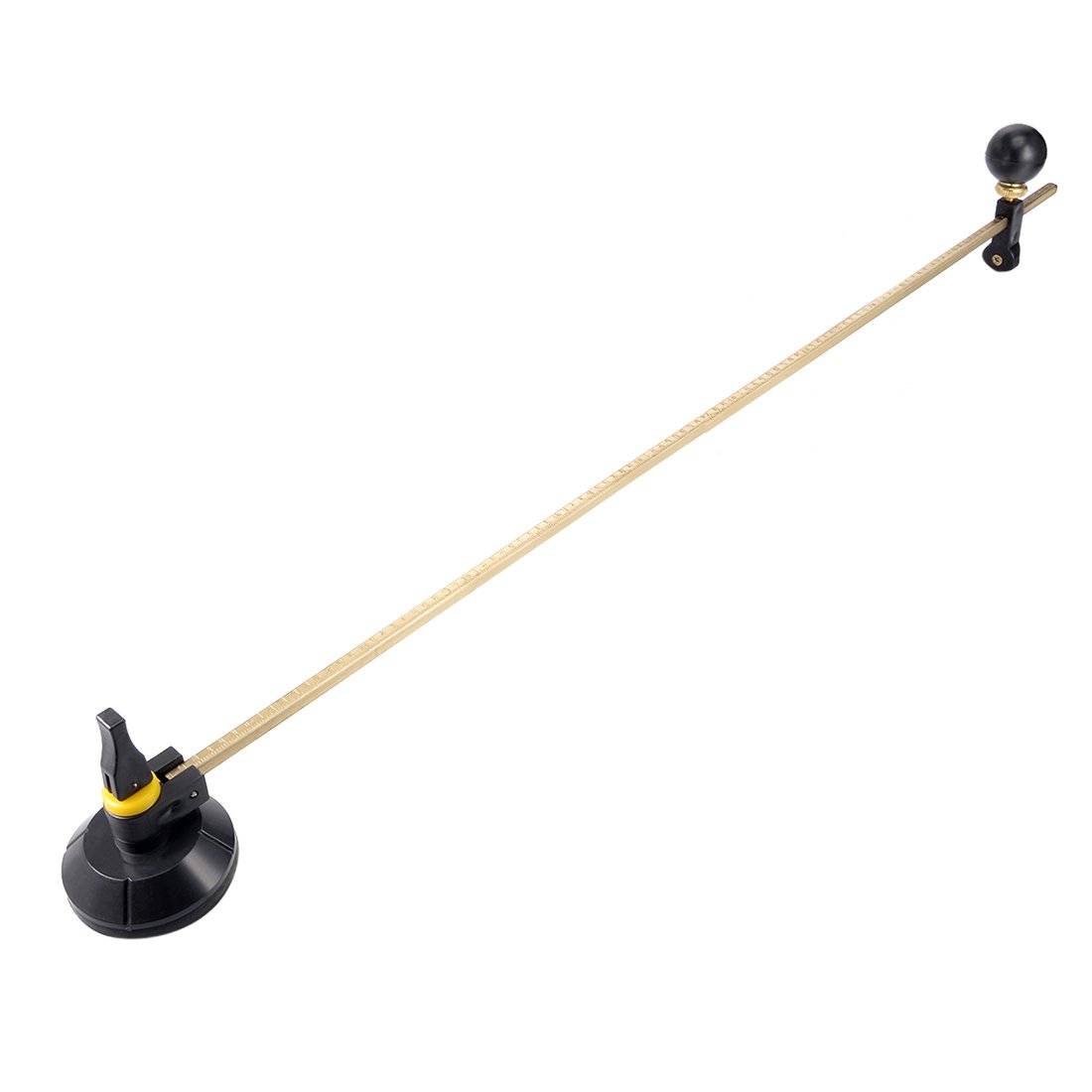 Sourcingmap 120cm Adjustable Compasses Type Glass Circle Circular Cutter with Suction Cup