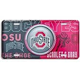 Hangtime Ohio State University - Ohio Buckeyes - Bullseye Style License Plate