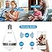JBonest 1080P WiFi Camera Light Bulb Panoramic Camera with IR Motion Detection, Night Vision, Two-Way Audio, Cloud Service for Home, Office, Baby, Pet Monitor