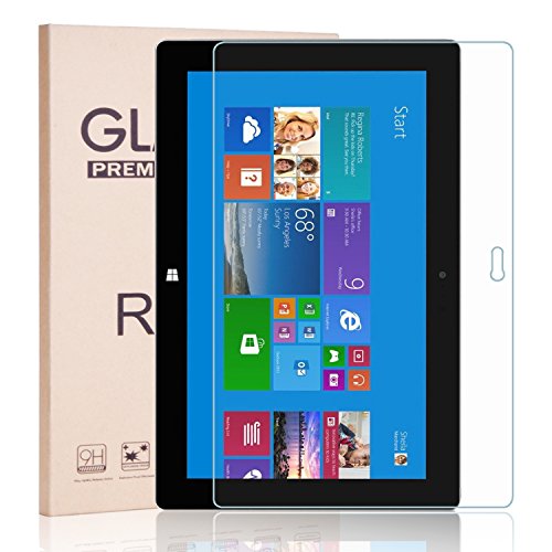 Microsoft surface pro 2 glass screen protector, rbeik p…