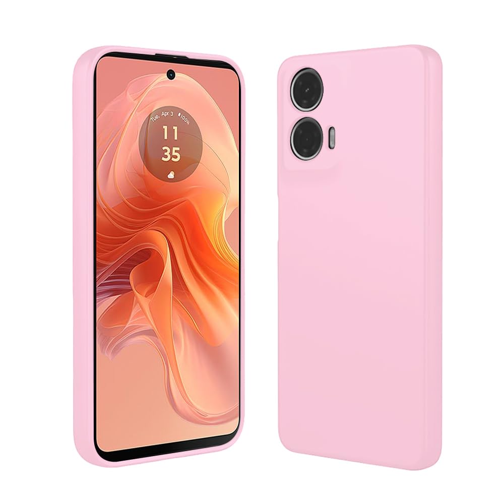 SDTEK for Motorola Moto G04 Case Premium Matte (Pink) Shockproof Cover - Slim Fit Protection