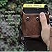 HelloHelio Classic Vintage Leatherette Compact Case with Strap for Mini 70 Instant Film Camera - Brown