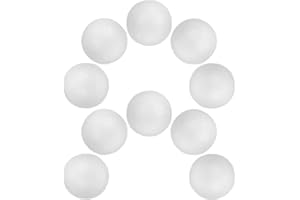 Tofficu 48pcs Handmade Foam Balls Craft Spheres for School Projects Home Decoration Art Supplies